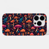 Coques Case-Mate iPhone Champignons psychédéliques (Verso (horizontal))