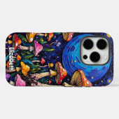 Coques Case-Mate iPhone Champignons psychédéliques (Verso (horizontal))