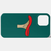 Coques Case-Mate iPhone Champignons rouges caricaturés (Verso (horizontal))