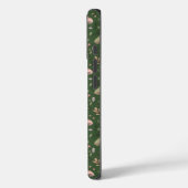 Coques Case-Mate iPhone Champignons Vert Chasseur Sombre Sans Couture Fore (Verso / Gauche)