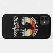 Coques Case-Mate iPhone Champion du Monde de Cache-Cache de Bigfoot (Dos (Horizontal))
