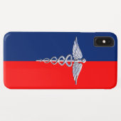 Coques Case-Mate iPhone Championnat Médicale de hockey sur glace Caduceus (Dos (Horizontal))
