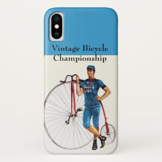 Coques Case-Mate iPhone Championnat vintage de vélo (Dos)