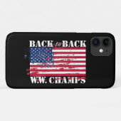 Coques Case-Mate iPhone Champions de la Guerre mondiale (Dos (Horizontal))