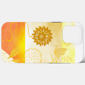 Coques Case-Mate iPhone Champs Abstraits d'Or (Verso (horizontal))