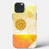 Coques Case-Mate iPhone Champs Abstraits d'Or (Verso)