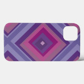 Coques Case-Mate iPhone champs de lavande de la passion pourpre diamant ar (Verso (horizontal))