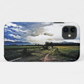 Coques Case-Mate iPhone Champs de riz sur le chemin (Dos (Horizontal))