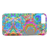 Coques Case-Mate iPhone Champs de tournesol pour toujours -bleu (Dos (Horizontal))