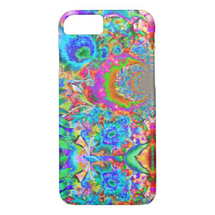 Coques Pour iPhone Champs de tournesol pour toujours -bleu