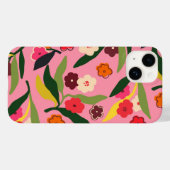 Coques Case-Mate iPhone Champs floraux rétro (Verso (horizontal))