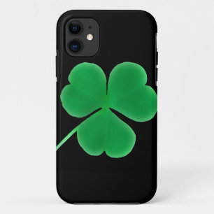 Coque iPhone 11 Chance irlandaise de trèfle de shamrock de