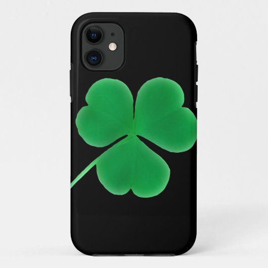 Coques Case-Mate iPhone Chance irlandaise de trèfle de shamrock de (Dos)