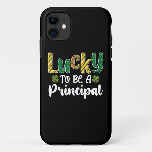 Coques Case-Mate iPhone Chanceux d'être un directeur d'école à la Saint-Pa (Dos)