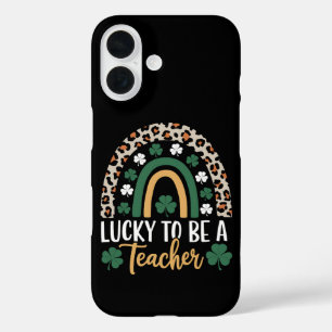 Coques iPhone 16 Chanceux d'être un professeur Arc-en-ciel St Patri
