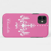 Coques Case-Mate iPhone Chandelier en cristal iPhone 5 Coque-Mate (rose) (Dos (Horizontal))