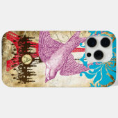 Coques Case-Mate iPhone Chandelier tour Monogram Steampunk Bird Effiel (Verso (horizontal))