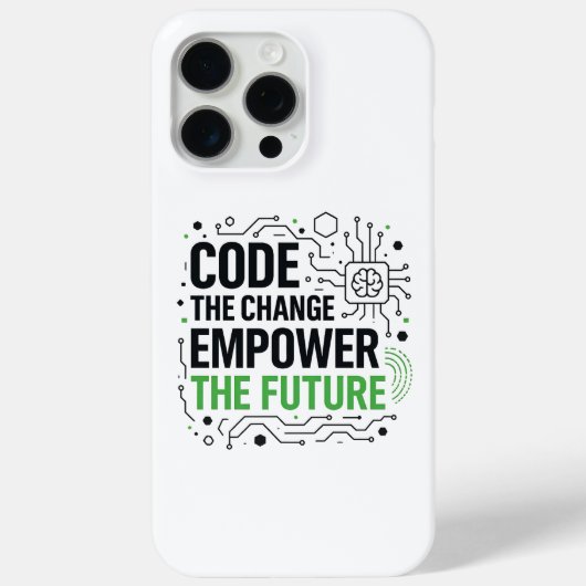 Coques Case-Mate iPhone "Changement de code, avenir possible | Révolution (Verso)