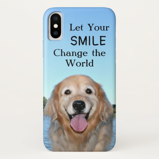 Coques Case-Mate iPhone Changement de golden retriever le monde (Dos)