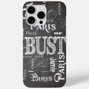 Coque iPhone 15 Pro Max Changer de nom Calligraphie Paris France Tour Eiff