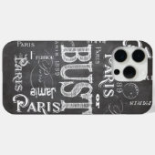 Coques Case-Mate iPhone Changer de nom Calligraphie Paris France Tour Eiff (Verso (horizontal))