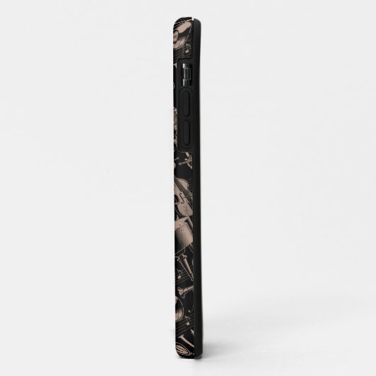 Coques Case-Mate iPhone Changer initial, Ajouter (supprimer) Nom, Jazz Mus (Dos/Gauche)