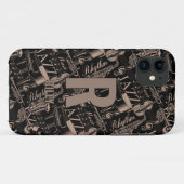 Coques Case-Mate iPhone Changer initial, Ajouter (supprimer) Nom, Jazz Mus (Dos (Horizontal))