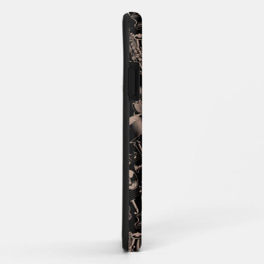 Coques Case-Mate iPhone Changer initial, Ajouter (supprimer) Nom, Jazz Mus (Dos/Droite)