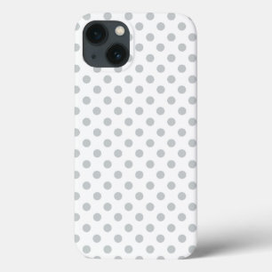 iPhone 13 Coque Changer les points polka gris en n'importe quelle 