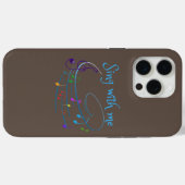 Coques Case-Mate iPhone chante avec moi (Verso (horizontal))