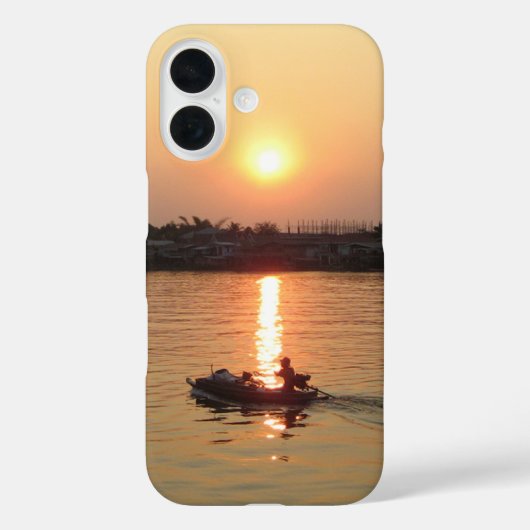 Coques Case-Mate iPhone Chao Phraya River Sunset ... Ayutthaya, Thaïlande (Verso)