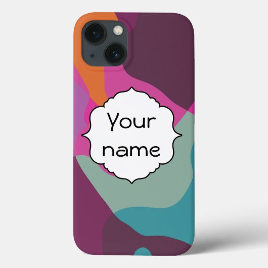 Coques Case-Mate iPhone Chaos dans de rétros couleurs (Verso)