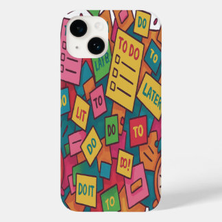 Coque Pour iPhone 14 Chaos des choses à faire : Tempête de travail colo