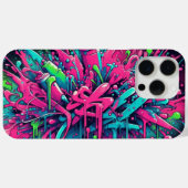 Coques Case-Mate iPhone Chaos éclaboussé : des éclaboussures de peinture n (Verso (horizontal))