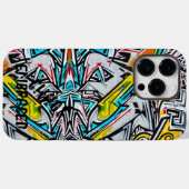 Coques Case-Mate iPhone chaos embrassé - votre graffiti soi (Verso (horizontal))