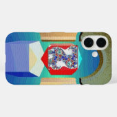 Coques Case-Mate iPhone CHAOS ET ORDER TEMPLE Surreal Fractal Art (Verso (horizontal))