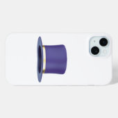 Coques Case-Mate iPhone Chapeau de dessus magique violet (Verso (horizontal))