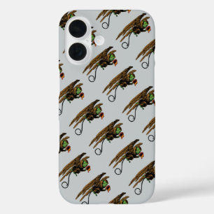 Coques iPhone 16 Chapeau de singe volant maléfique de l'Âge d'or de