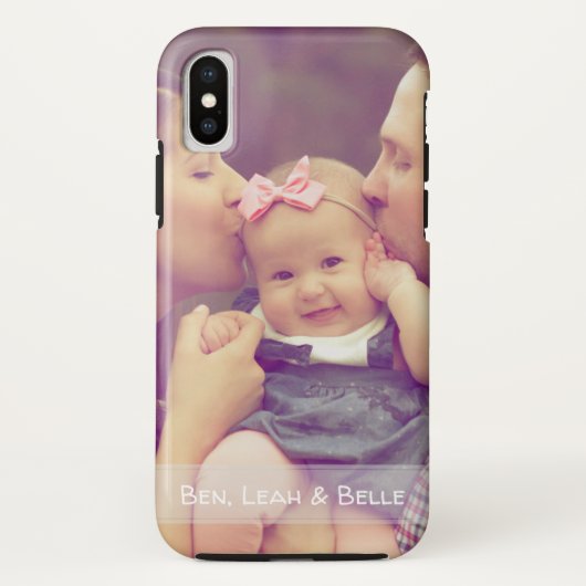 Coques Case-Mate iPhone Chapeau iPhone X avec votre photo (Dos)