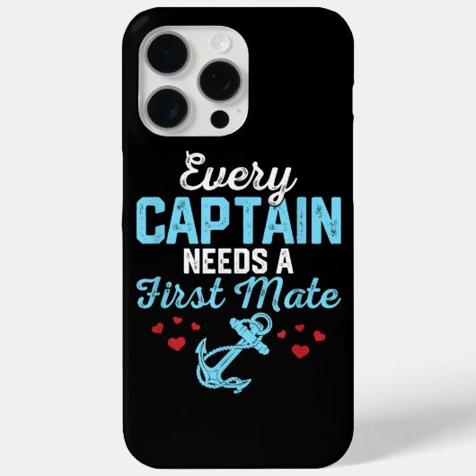 Coques Case-Mate iPhone Chaque capitaine a besoin d'un second (Verso)