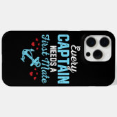 Coques Case-Mate iPhone Chaque capitaine a besoin d'un second (Verso (horizontal))