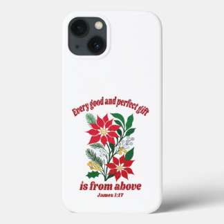 Case-Mate iPhone Case Chaque don bon et parfait – Jacques 1:17 Noël