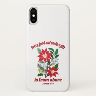 Case-Mate iPhone Case Chaque don bon et parfait – Jacques 1:17 Noël