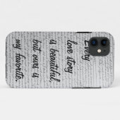 Coques Case-Mate iPhone Chaque Love Story est beau, notre iPhone 5 (Dos (Horizontal))