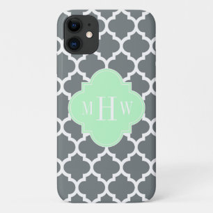 Case-Mate iPhone Case Charbon gris blanc marocain #5 Nom de la monnaie M