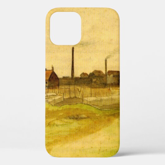 Coques Case-Mate iPhone Charbonnage dans le Borinage par Vincent van Gogh (Verso)
