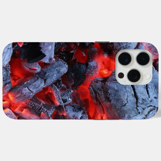 Coques Case-Mate iPhone Charbons chauds (Verso (horizontal))