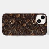 Coques Case-Mate iPhone Chardon Brown en cuir gravé (Verso (horizontal))