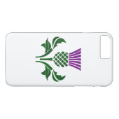 Coques Case-Mate iPhone chardon emblème écossais (Dos (Horizontal))