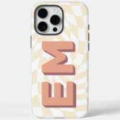 Coques Case-Mate iPhone Chariot esthétique Monogramme tendance (Verso)
